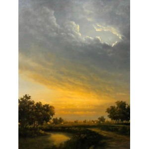 Zulfiqar Ali Zulfi, 30 x 40 inch, Oil on Canvas, Landscape Painting-AC-ZUZ-005
